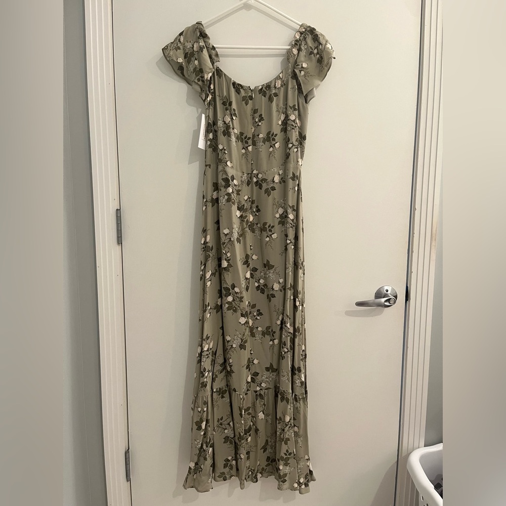 NEW Reformation Butterfly Dress in Verde - Picture 6 of 7